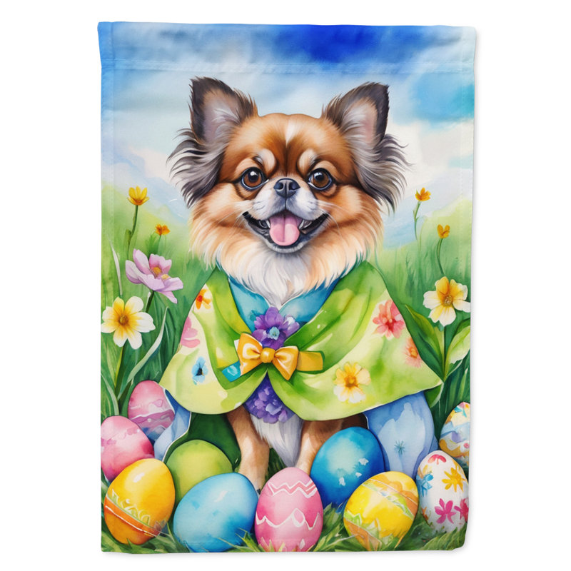 Drapeau de Pâques Pâques à œufs double face H 40 po x l 28 po Polyester