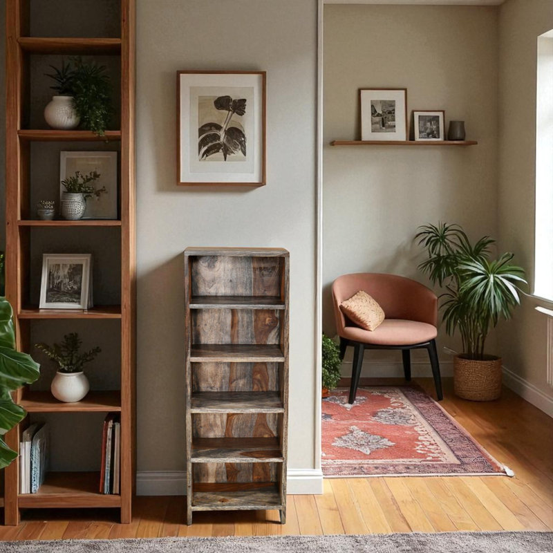 Goa Cube Solid Wood 90cm H Storage Rack