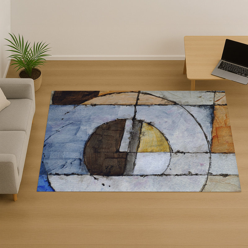 Geometric Area Rug, Rectangle 155 x 230 cm