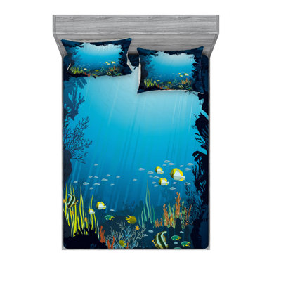 Ensemble de draps exotiques de beauté dégradé
