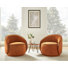29.33’’ Upholstered Sloped-Arm Swivel Accent Chair,Set Of 2