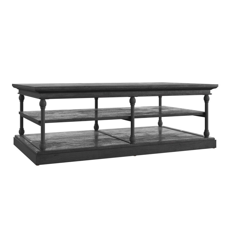 Kyler Single Coffee Table, Black