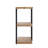 31.5x16.5x35" Mustard Etagere Bookcase