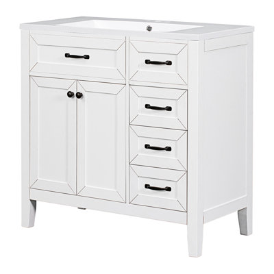 Meuble-lavabo sur pied simple 35,98 po Millstead