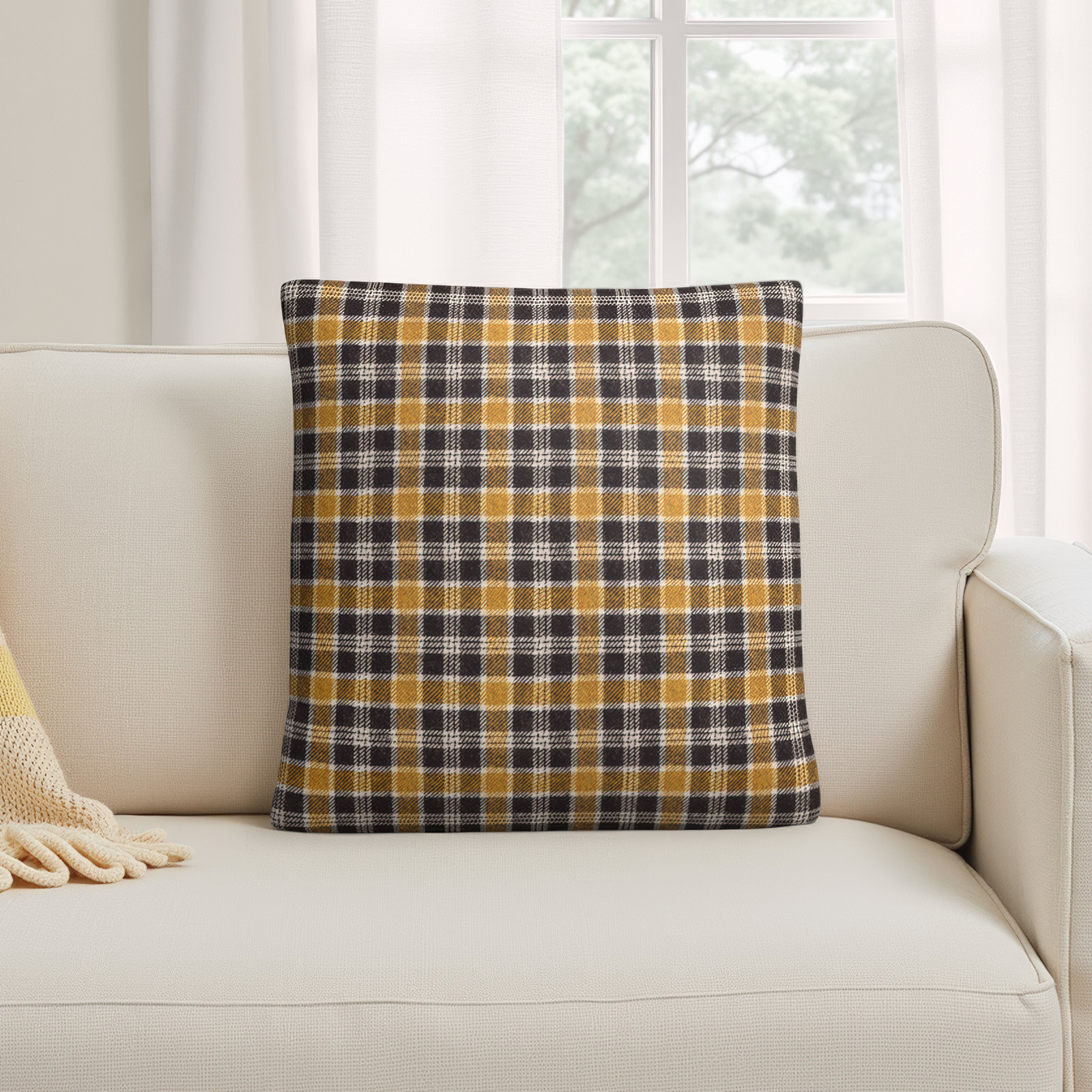 Waltman Pillow Cover, 22" x 22", Down