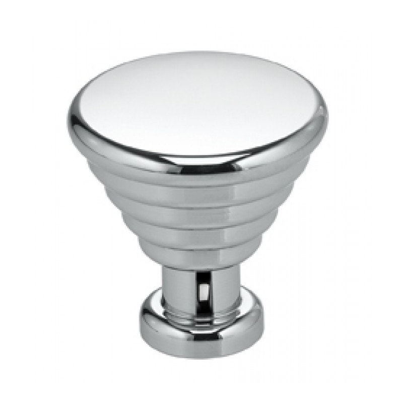 Conical Knob, 1", Bright Chrome