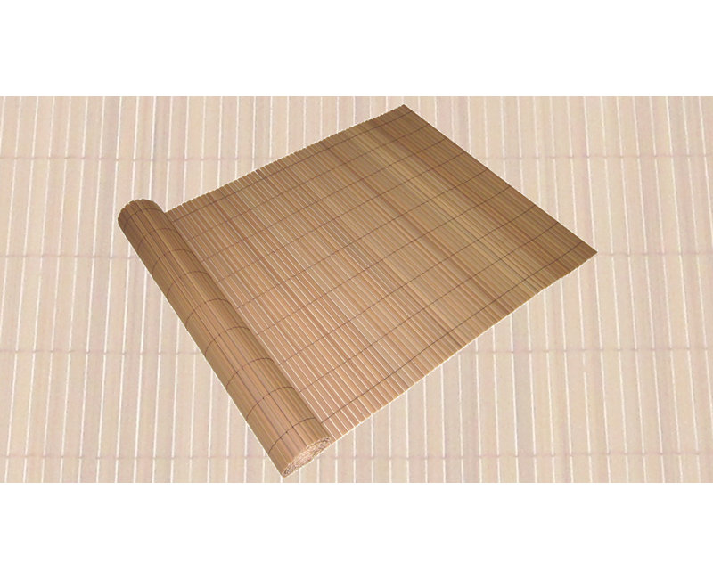 Dania Plastic Yard/Privacy Fence, Brown, 90 x 500cm