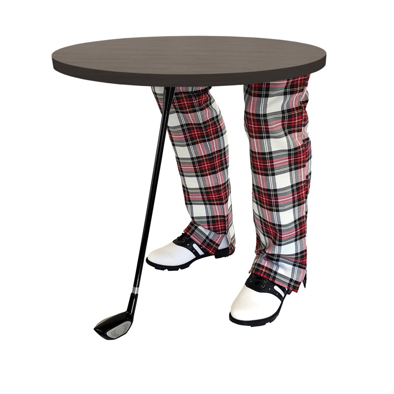 Table de bout abstraite, Argent