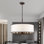 Berthine 7 - Light Steel Dimmable Drum Chandelier