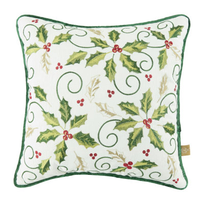 Lenox Holiday Holly Pillow