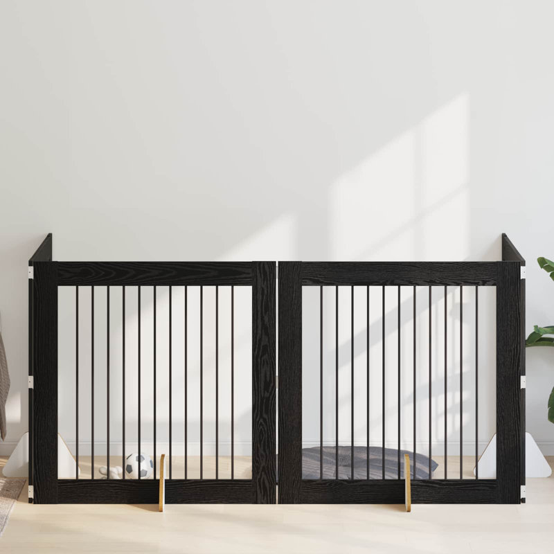 Pet Crate, 60cm H x 602cm W x 1.5cm D, Black