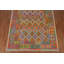 Tapis géométrique en laine Kilim 7 x 7
