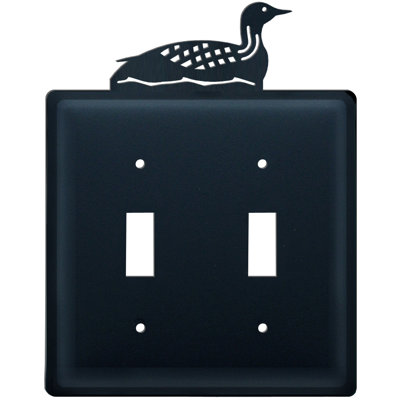 Loon 2-Gang Toggle Light Switch Wall Plate