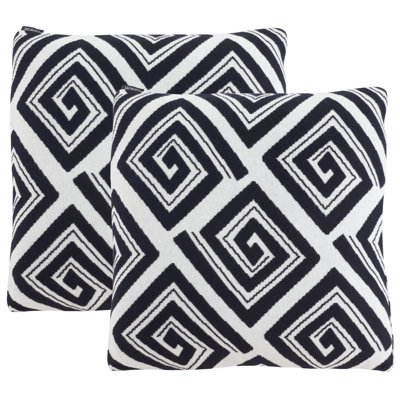 Geometric Reversible Throw Pillow