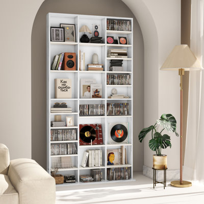 195cm H Media Shelves