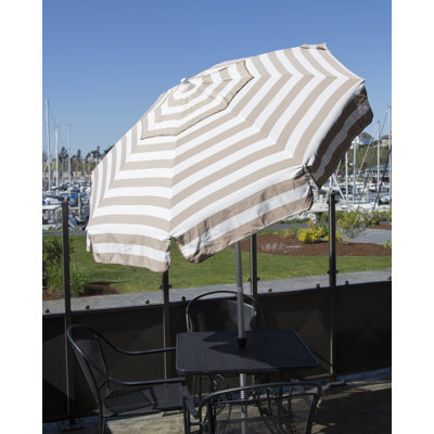 Parasol à rayures 6 'Italian