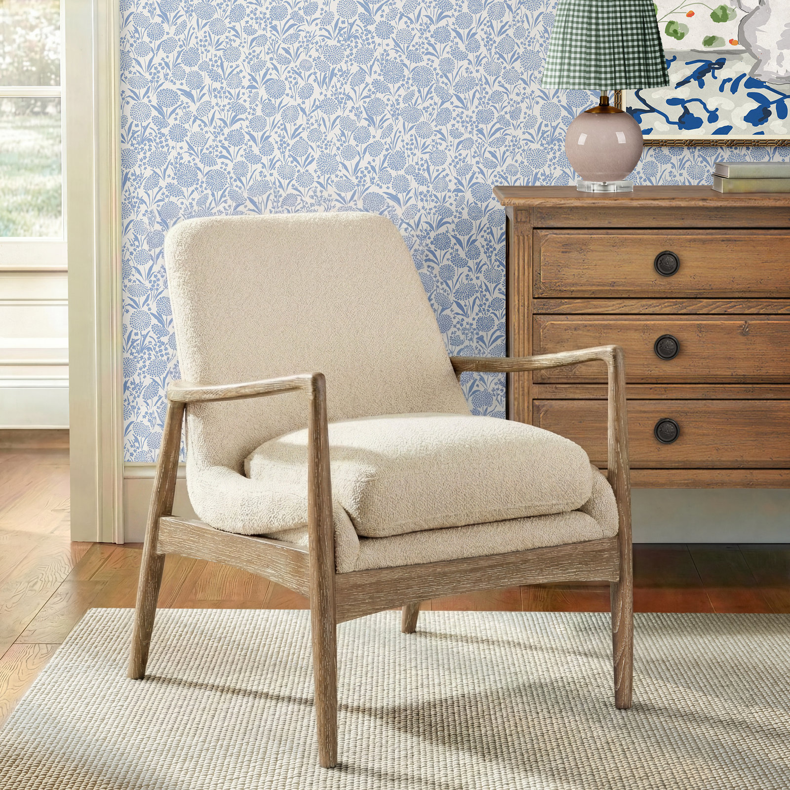 Russell Armchair, Light Brown