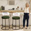 Iron Counter Stool with Iron Frame-657263861-659833670