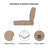 Argyri Outdoor Deep Seat Cushion, 25 x 25.5 x 5 Inch High-Density Foam Patio Chair Cushion with Water-Repellent & UV-Resistant Cover, Tear-Resistant Seat & Back Cushion for Chairs, Sofas-867622251