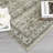Washable Vintage Floral Entryway Rug Soft Low Pile Non-Slip Non-Shedding Oriental Distressed Rug Hallway Laundry-1325325436