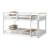 Hedra Twin Over Twin Bunk Bed With Ladder And Storage, Solid Rubber Wood Construction-120240224