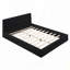 Lit plateforme en tissu d'ameublement-12540318
