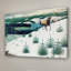 «Elk In Snowl», reproduction d'art sur toile tendue-17746753