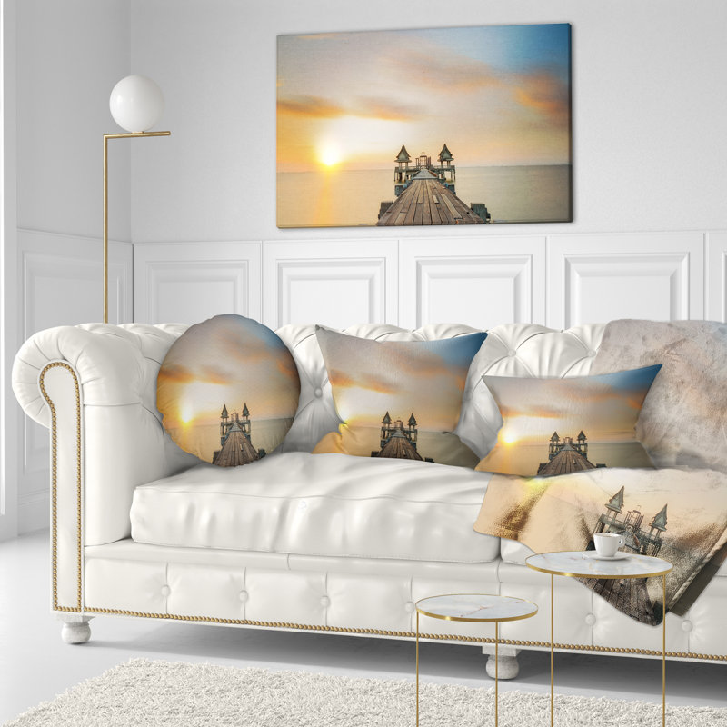 Landscape Reversible Throw Pillow