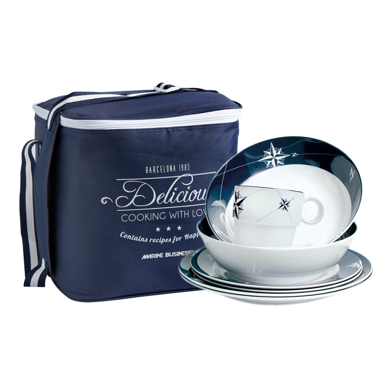 Northwind Piece Melamine Dinnerware Set - Service for 6