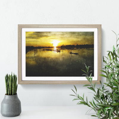Fishing Boats in Bangladesh - Framed Print
