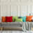 Striped Cotton Blend Reversible Throw Pillow-2137389385-2137389384