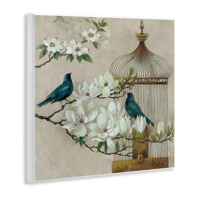 «Floral Bluebird Menagerie», par Elaine Vollherbst