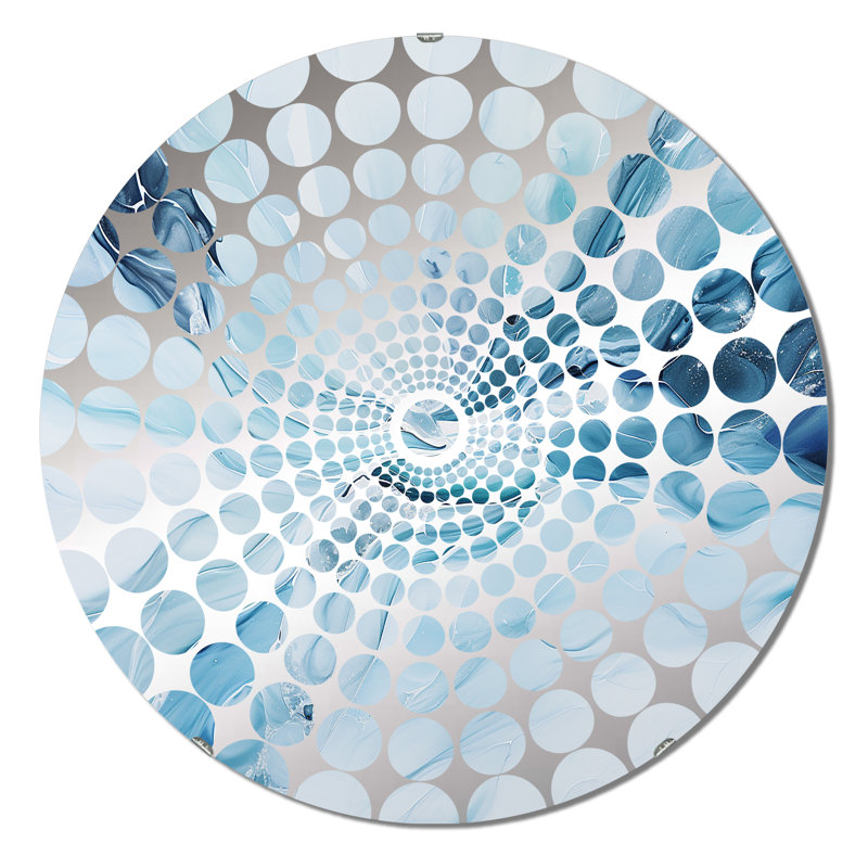 Canin - Miroir décoratif à cercles concentriques, 23,6 po x 23,6 po