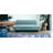 Azure - Modern Light Green & Gold Fabric Sofa-718580799