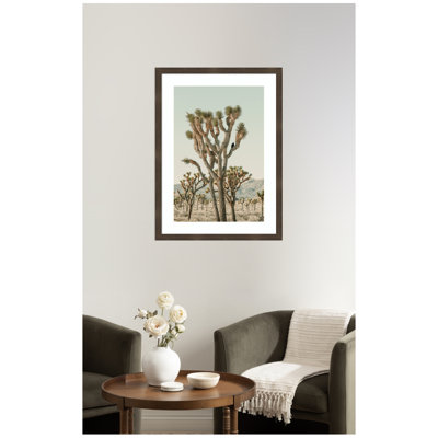 Joshua Tree With Crow by Alicia Bock Framed Wall Art Print