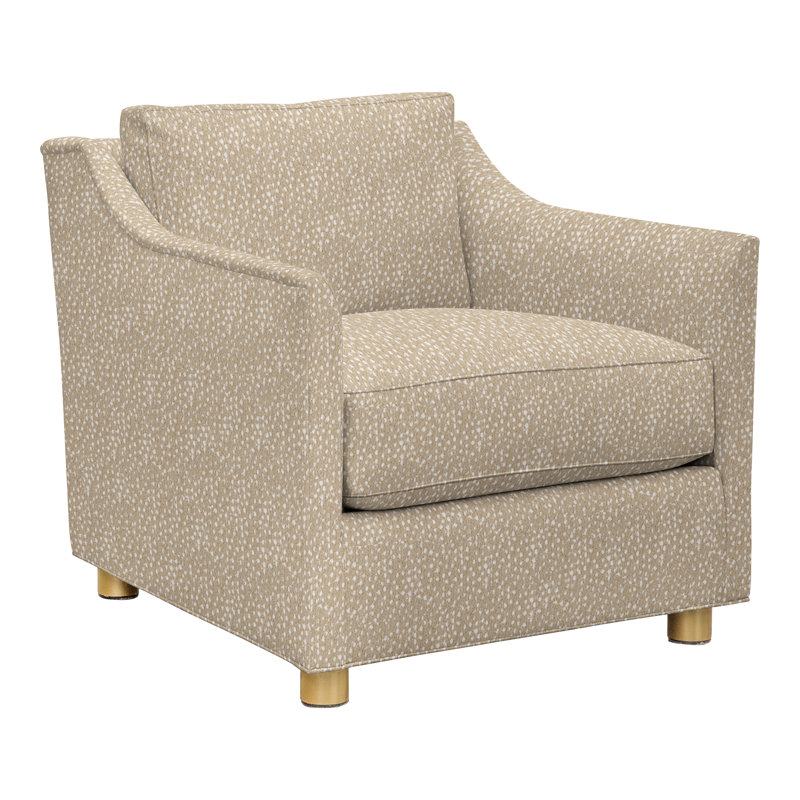 Chaise 33,5 po Newlin, Périgold Scardino albâtre