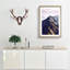 Mountain Ridge in Switzerland - Picture Frame Painting Print-56738033-56738034