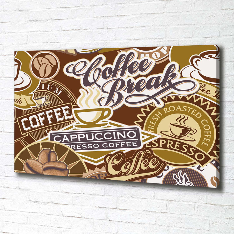 Café - Wrapped Canvas Print