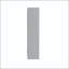 Armoire murale moderne avec 5 tablettes réglables et tablettes ouvertes - gris
