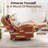 Recliner Chair, Electric Recliners , Soft Fabric Upholstered Recliner Chair With Side Pockets-2142840799