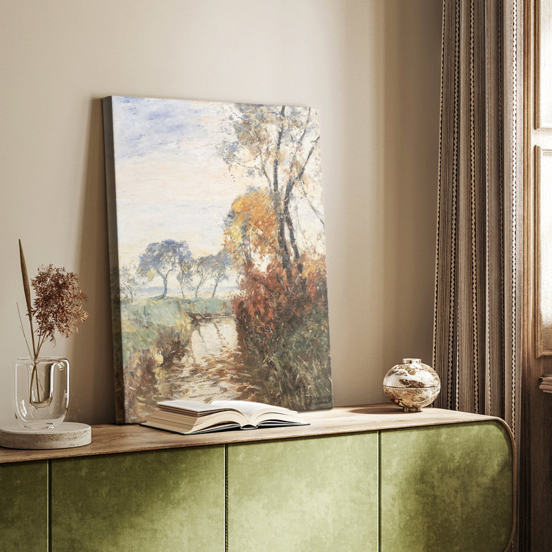 Paysage rétro CX - galerie enveloppée Cavas, H 60 po x l 40 po
