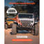 Support de treuil, capacité de 12 000 lb / 5443 kg, support de treuil de remorque pour certains modèles Jeep Wrangler JL / JLU et Gladiator JT (2018-2023), conception à 2 trous de fixation, acier thermolaqué, noir