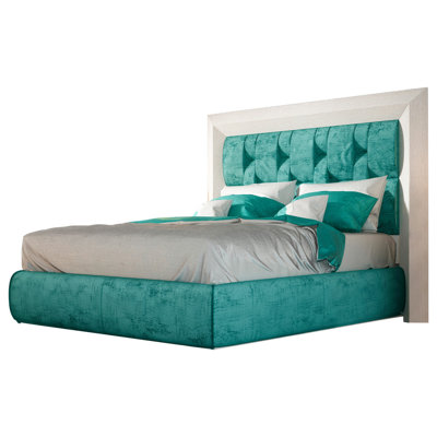 Upholstered Panel Bed