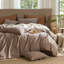 Ensemble de housse de couette à rayures ondulées 100% coton lavé MooMee-107521576-107521579