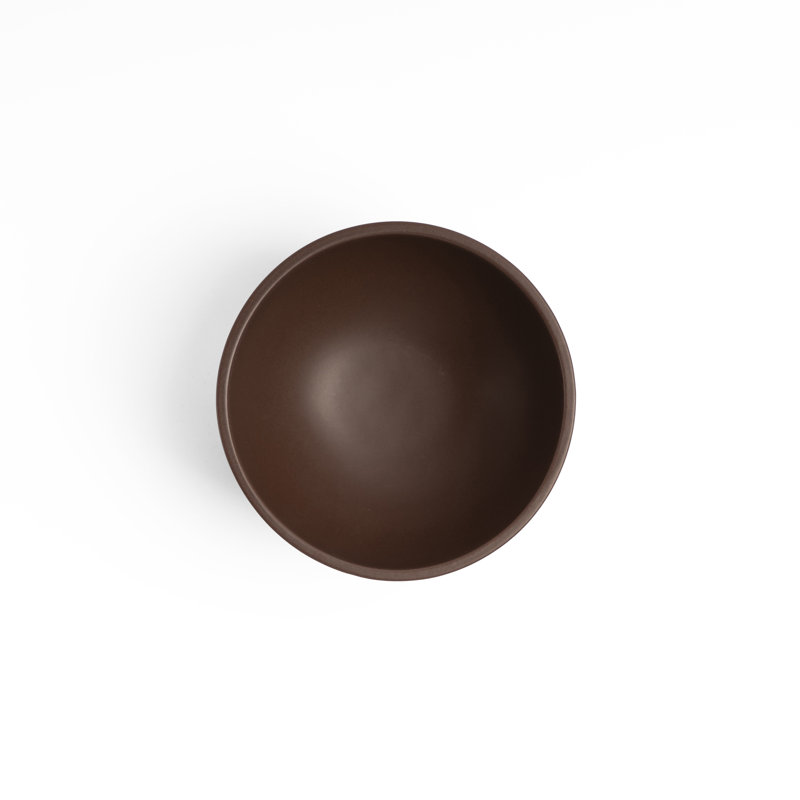 Strøm Bowl by Nicholai Wiig-Hansen, 3.94" H x 5.91" W x 5.91" D, Chocolate