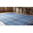 Benancia Blue Flatweave Wool Denim Contemporary Plaid Hand-Knotted Area Rug-152946592
