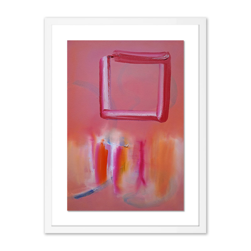 Souk Daylight Print by Charles Stuart, White, 24" H x 18" W x 1.5" D, Red/Yellow/Black/Orange/Pink