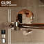 Porte de douche coulissante sans cadre 58-60 po X P 76 po H