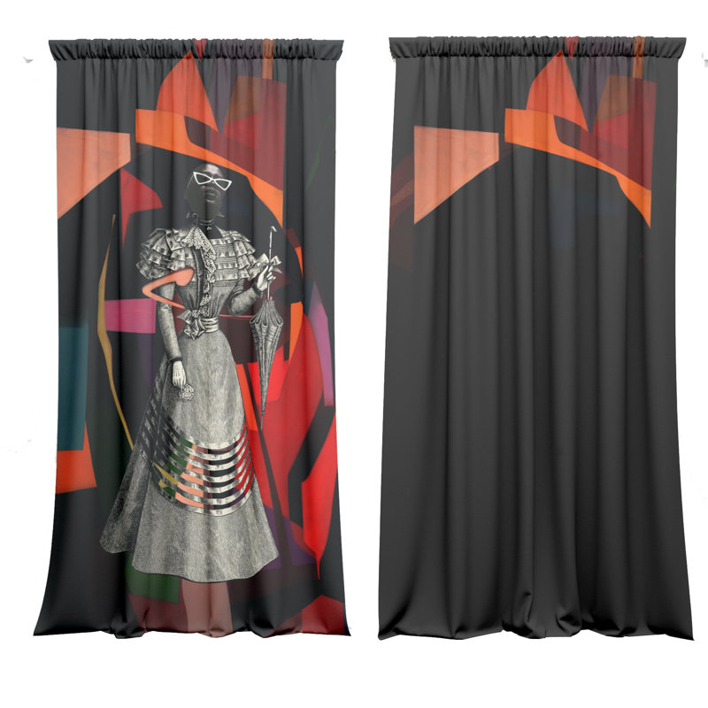 Velvet Blackout Curtain Panel Pair, 148cm Width x 200cm Drop