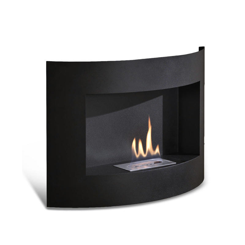 Ayana Belfry Heating 63cm W Black Bio-Ethanol Fireplace with 6.7 BTU